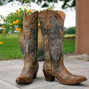 Women's Johnny Ringo Sagrada Collection Puma Brown 15" Boots JRS806-1X